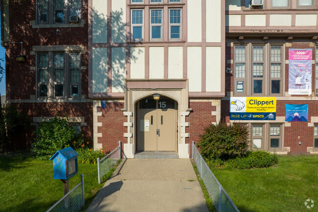Clippert Multicultural Honors Academy in Southwest Detroit has plenty of space for students.