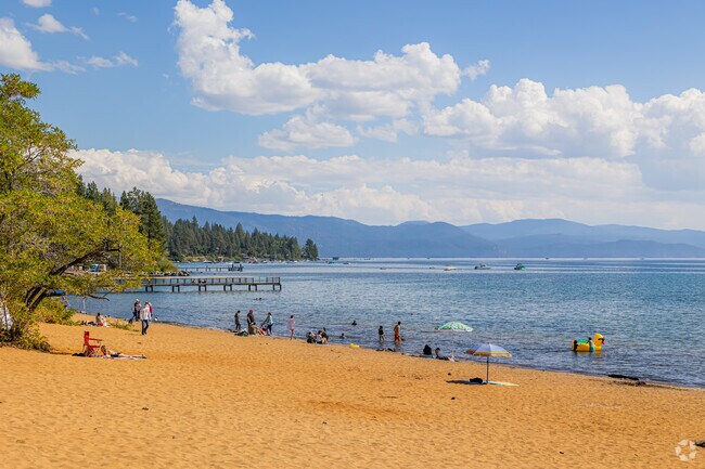 The sands of Kings Beach have larger grains of sand compared to other beaches.
