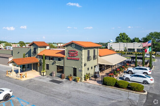 Italian Affair Restaurant is located at Doubletree Shopping Center in Glassboro.