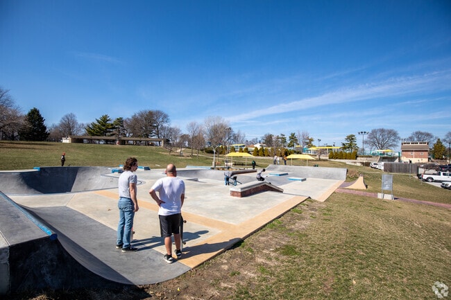 Prairie Village Community Center includes a skate park for all ages.