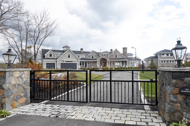 A gated oceanfront luxury home in York, Maine.