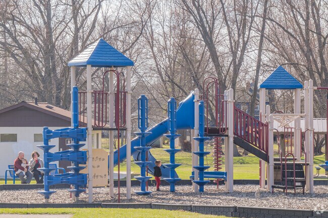 The playground at Willow Park is a favorite for kids in Reedsburg.