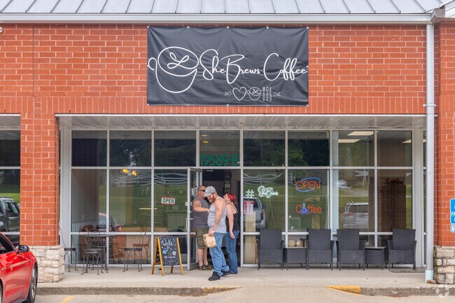 SheBrews Coffee near Lake Lorelei offers a variety of coffee drinks, smoothies and breakfast items.