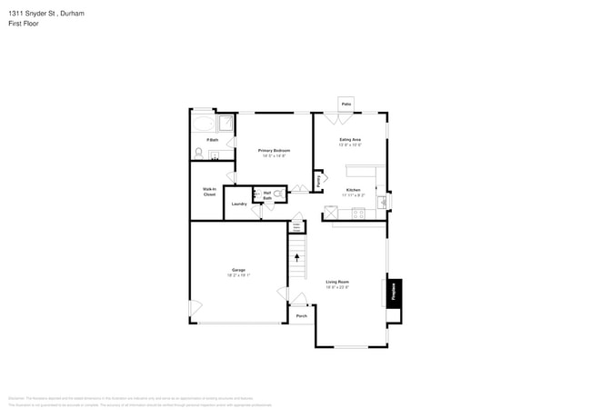 1311 Snyder St, Durham, NC 27713 - photo 2