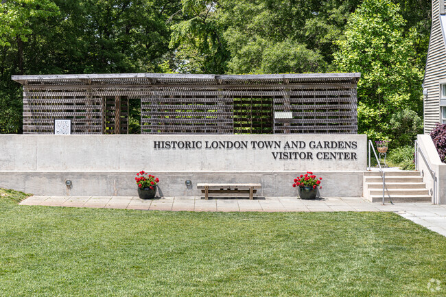 The Historic London Town and Gardens Visitor Center is in Edgewater.
