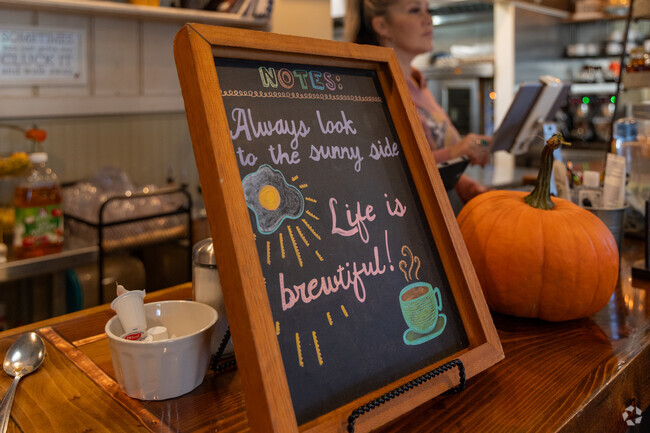 Always look to the sunny side at Rhody Hen Cafe.