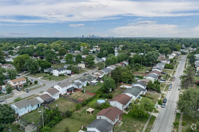 Some homes in Marion Franklin have larger backyards for residents to enjoy.