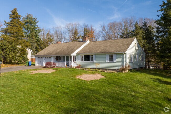 Ranch style home in Bayberry Road, in Minnechaug.