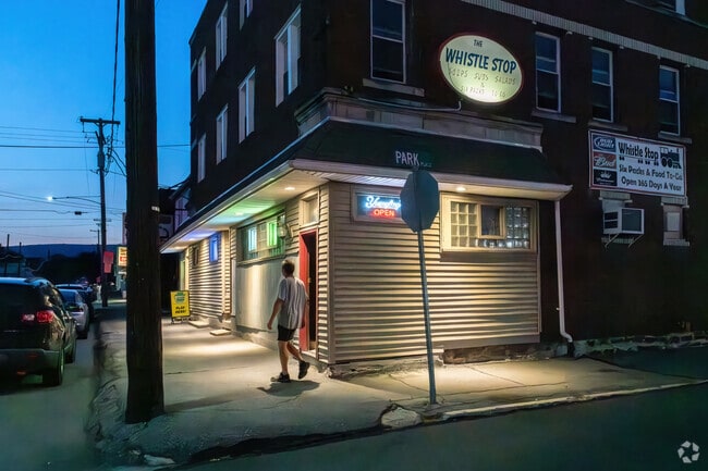 The Whistle Stop is near the locomotive shop that many East End residents work in.