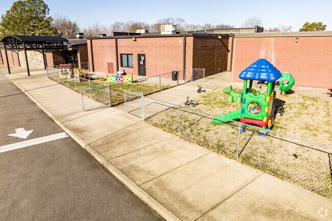Watauga Elementary School has a playground for the younger students.