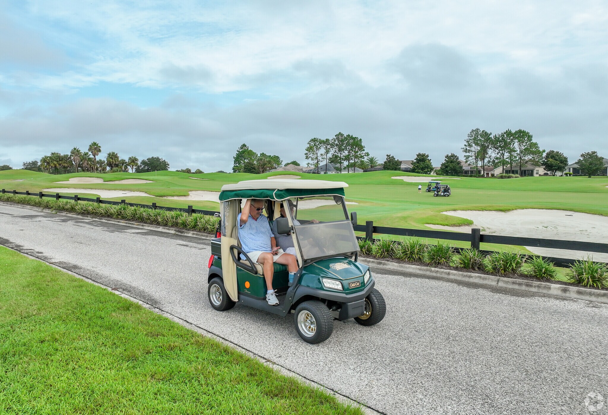 The preferred means of transportation throughout Village of Sanibel is the golf cart.
