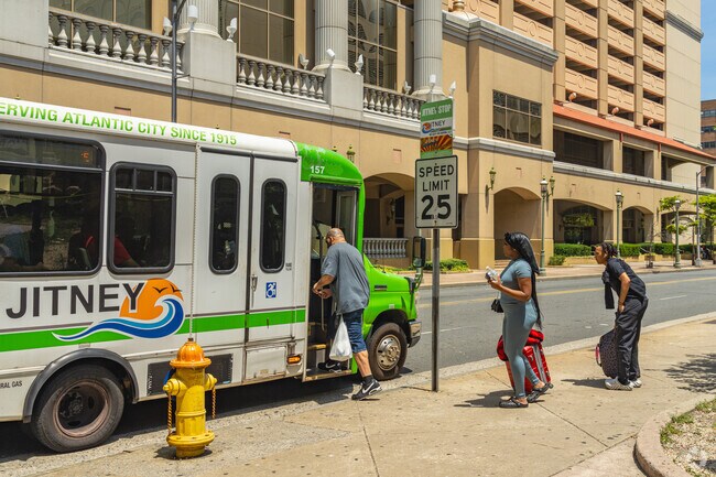 The Jitney Bus is only one of several public transportation methods in Duck Town.