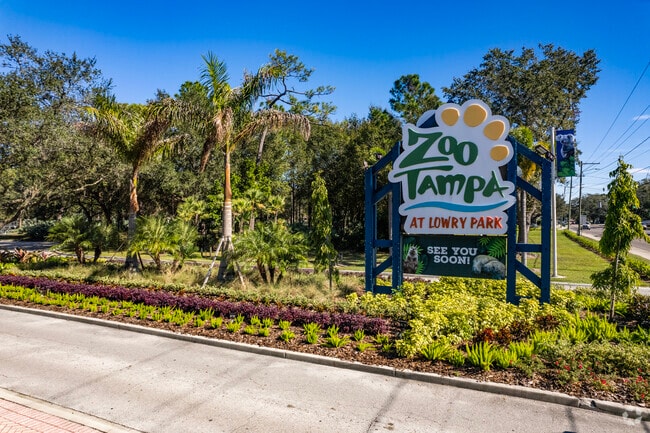 Lowry Park is home to ZooTampa, a popular destination for families and animal lovers.