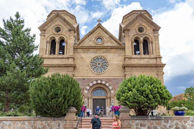 The Cathedral Basilica of St. Francis of Assisi is one of the oldest churches in the country.