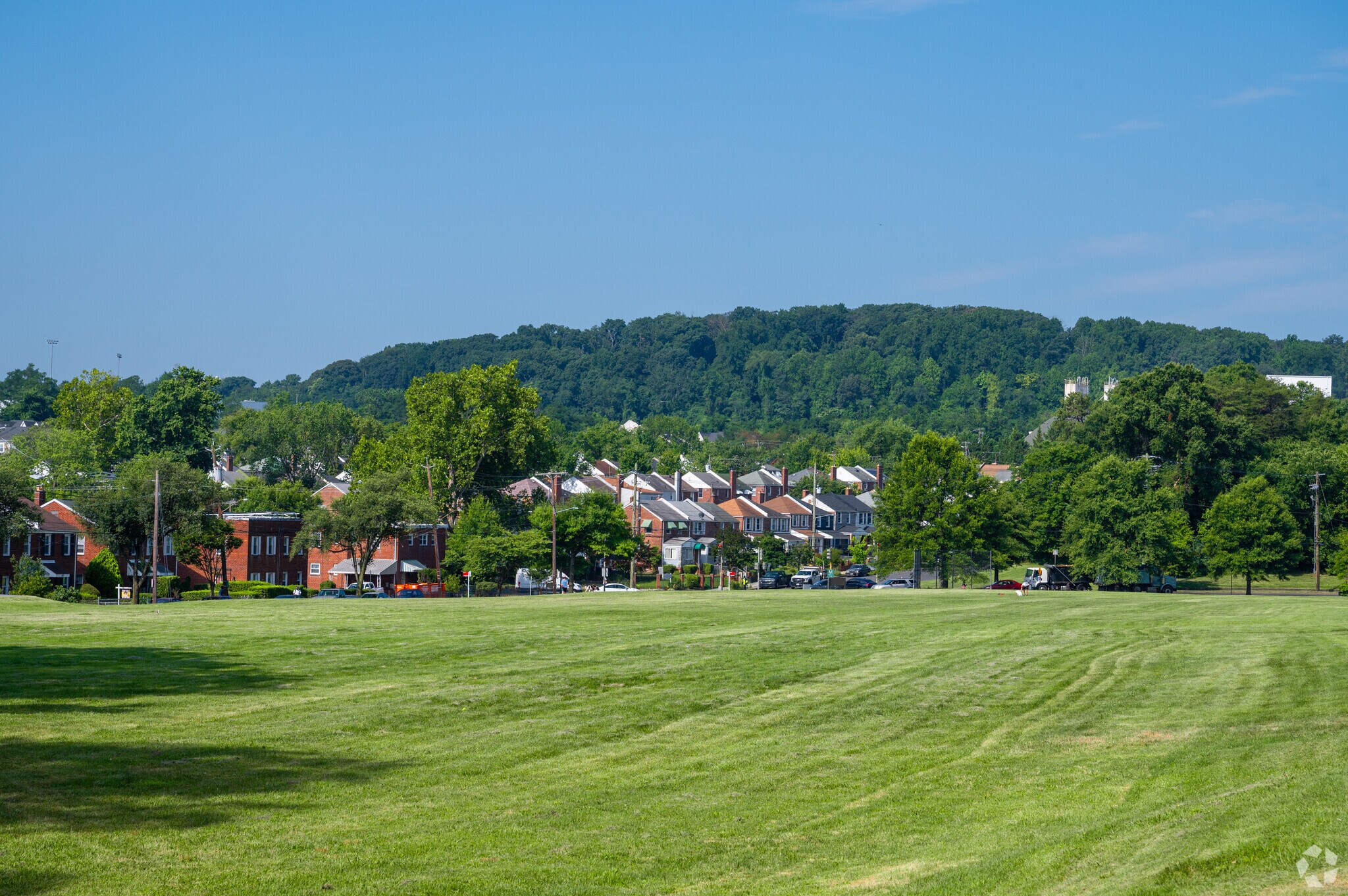 A view of the Lamond Riggs neighborhood from Fort Circle Park.