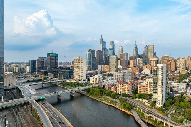 University City offers picturesque views of the Philadelphia skyline.