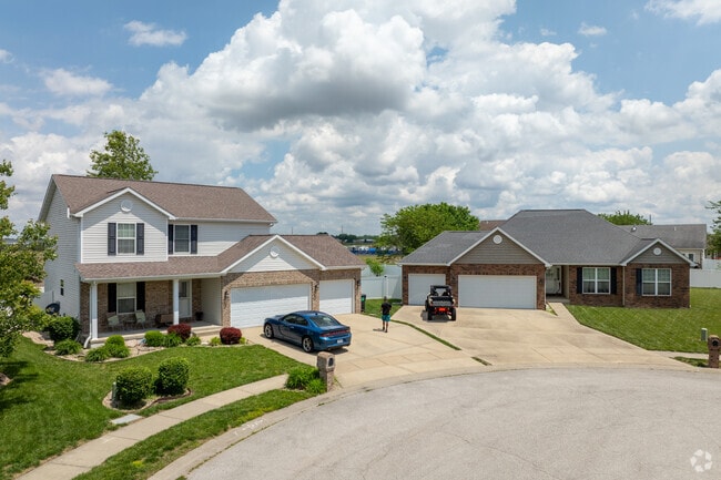 New Traditional homes in Townsend Square are among the newest additions to Mascoutah.