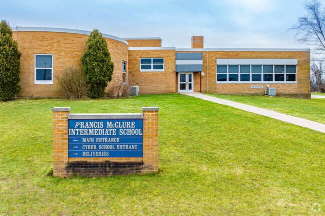 Francis McClure Intermediate School is located in White Oak, near McKeesport.