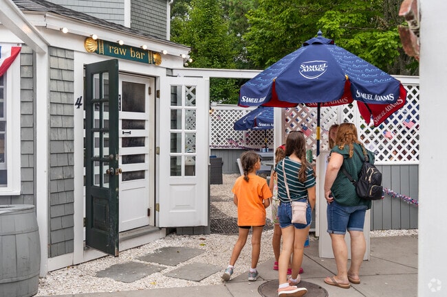 Grab a table at Raw Bar in Popponesset for the freshest seafood.