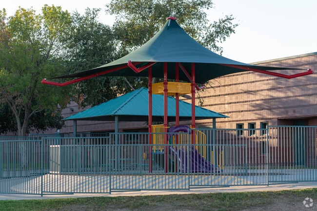 Ocotillo Elementary School has a well kept playground for students to use.