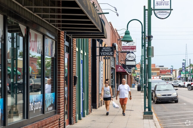 Locals head to Aggieville for events, restaurants, and shopping in Manhattan.