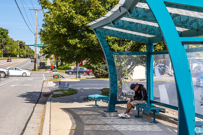 Although most Walmer residents drive, the RideKC Bus runs along Metcalf & Shawnee Mission.