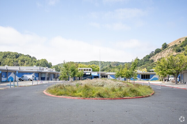 Joaquin Moraga Intermediate School is surrounded by golden hills.