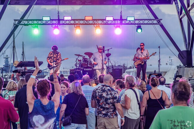 The band performs at Friday Night Live! on the Pier.
