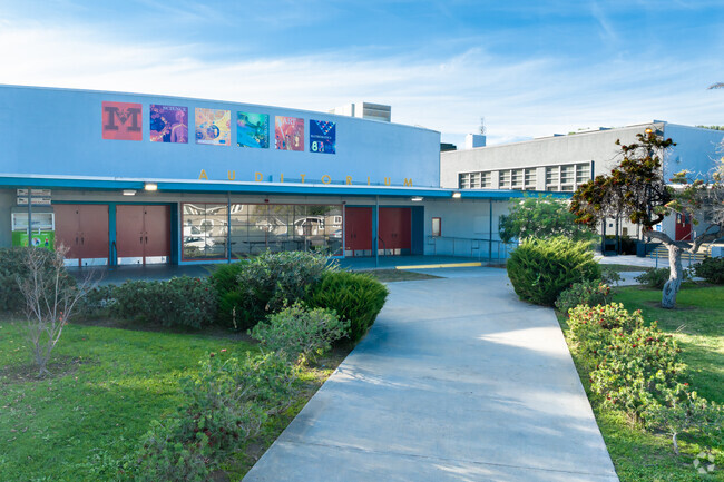 A view of the auditorium at Montgomery Middle School in Linda Vista.