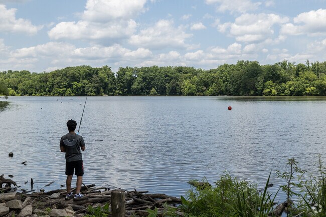 Cast your line into the serene waters of Lake Accotink in North Springfield.