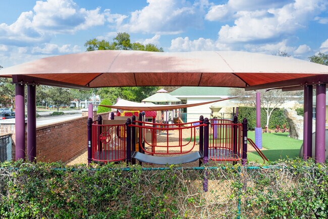 Kids at Park Maitland enjoy playing in the playground during recess.