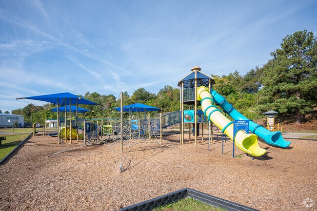 Several new playgrounds with new features are found throughout Wheeless Road.