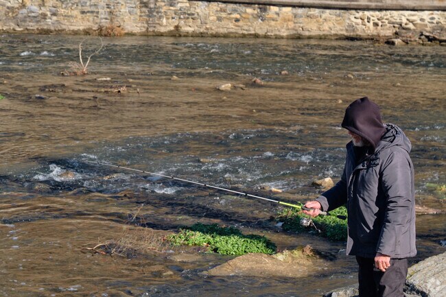 Locals enjoy fishing along the beautiful Antietam Creek in Boonsboro.