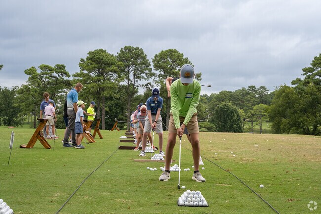 Enjoy a round of golf at Highland Park golf course in Forest Park.