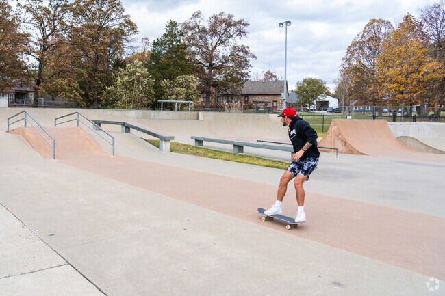 Mount Washington has a very popular skate park that draws people of all ages.