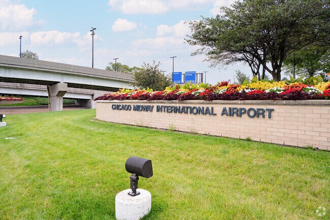 Chicago Midway International Airport is on the Southwest side of Chicago near Marquette Park.