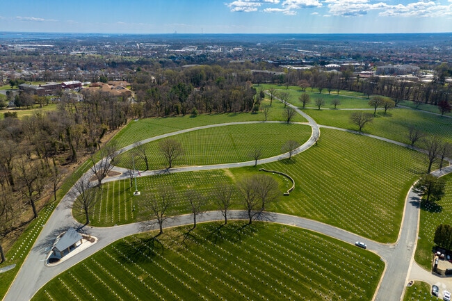 The National Baltimore Cemetery is the resting place for over 45,000 veterans in Beechfield.