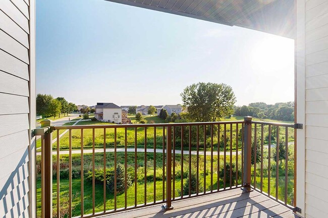 Step out for a breath of fresh air and enjoy your own private outdoor space with stunning views.