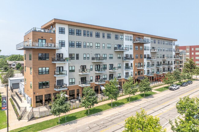 The condos in Downtown Cedar Rapids provide easy access to local dining and entertainment.