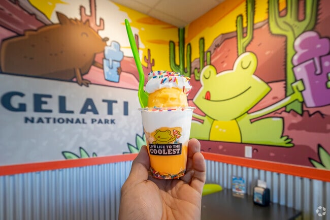 Treat yourself to some amazing soft serve at Jeremiah's Italian Ice near Continental Reserve.