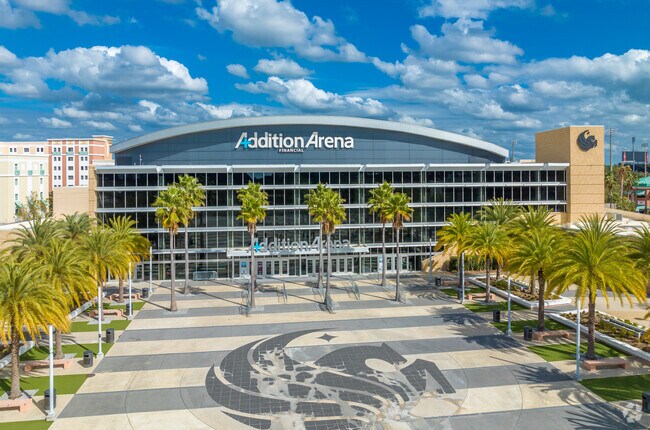 The Addition Arena is where the UCF basketball team plays.