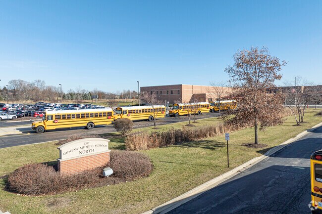 Geneva Middle School North near La Fox earns an A-minus rating.