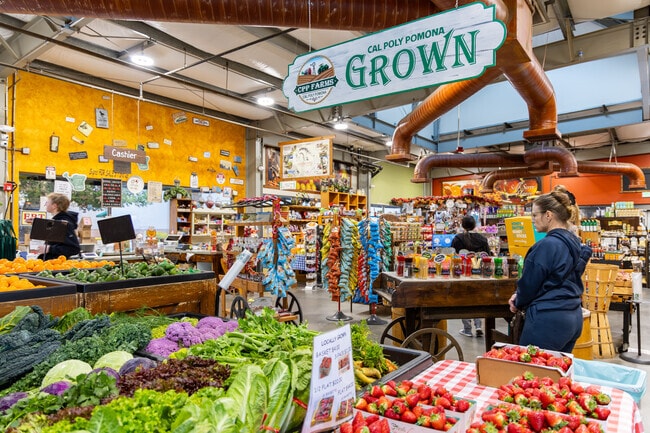Ramona students have access to farm fresh produce from the Cal Poly Farm Store right on campus.