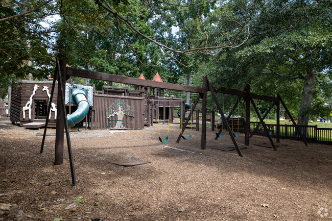 Kids love the playground at Eastside Christian School.