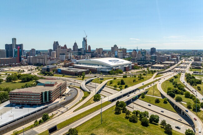 I-75 and I-94 are located near Poletown East, making commutes easy.