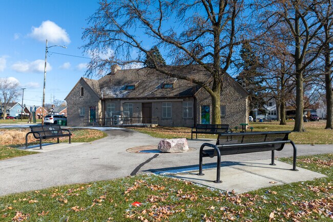 Woodrow Wilson Park in the heart of Lagrange gives local residents a break from urban life.