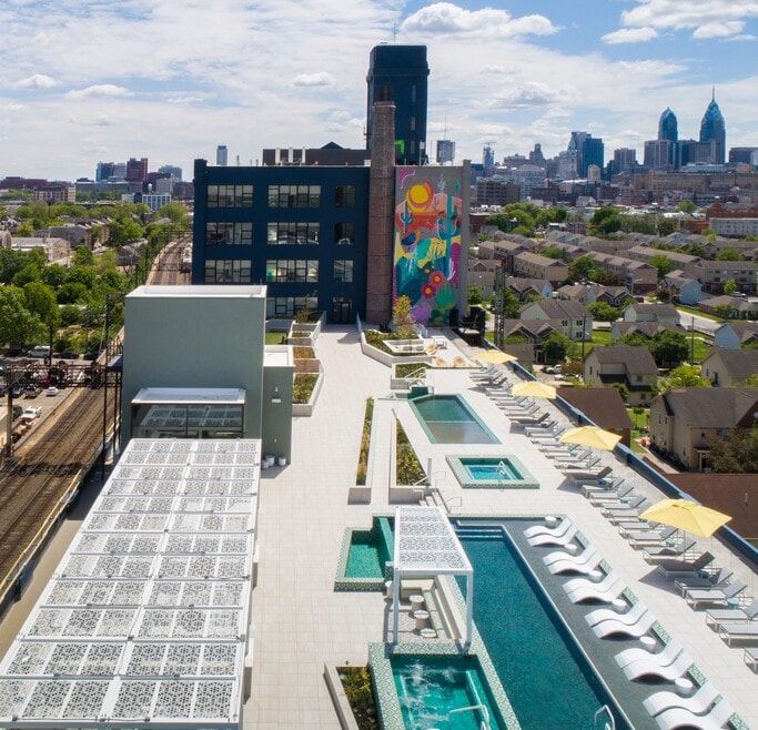 The Poplar Rooftop Pool Terrace