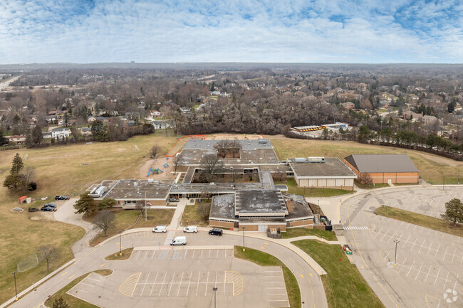 Eastover Elementary School aerial view.
