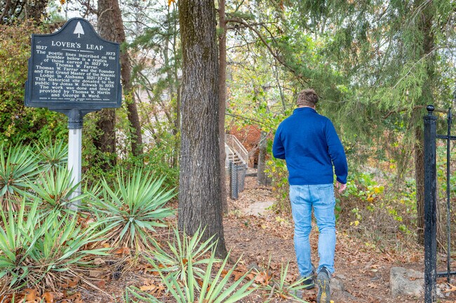 Locals can take a hike at Lover's Leap in Bluff Park.