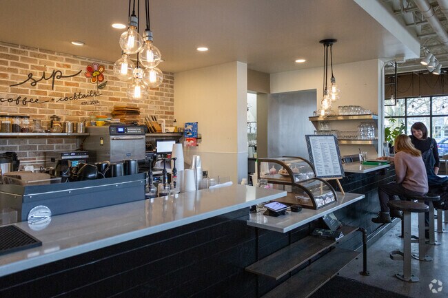 Sip in Alger Heights offers coffee by day and cocktails by night in a cozy setting.